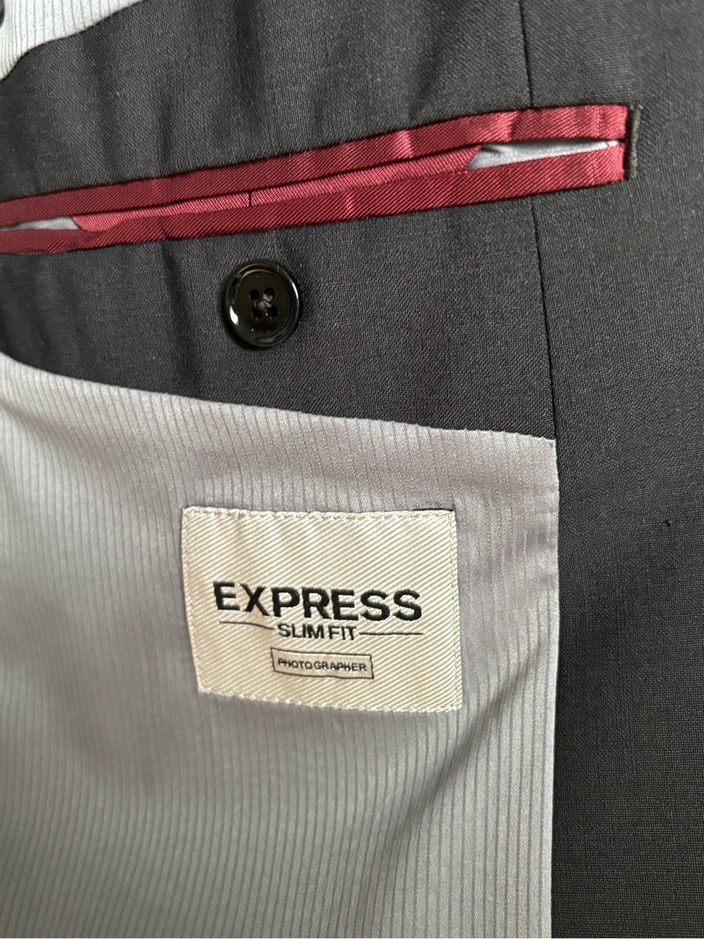 EXPRESS Men’s Single-Breasted 42S SUIT, 32x32 Pants - Picture 5 of 12